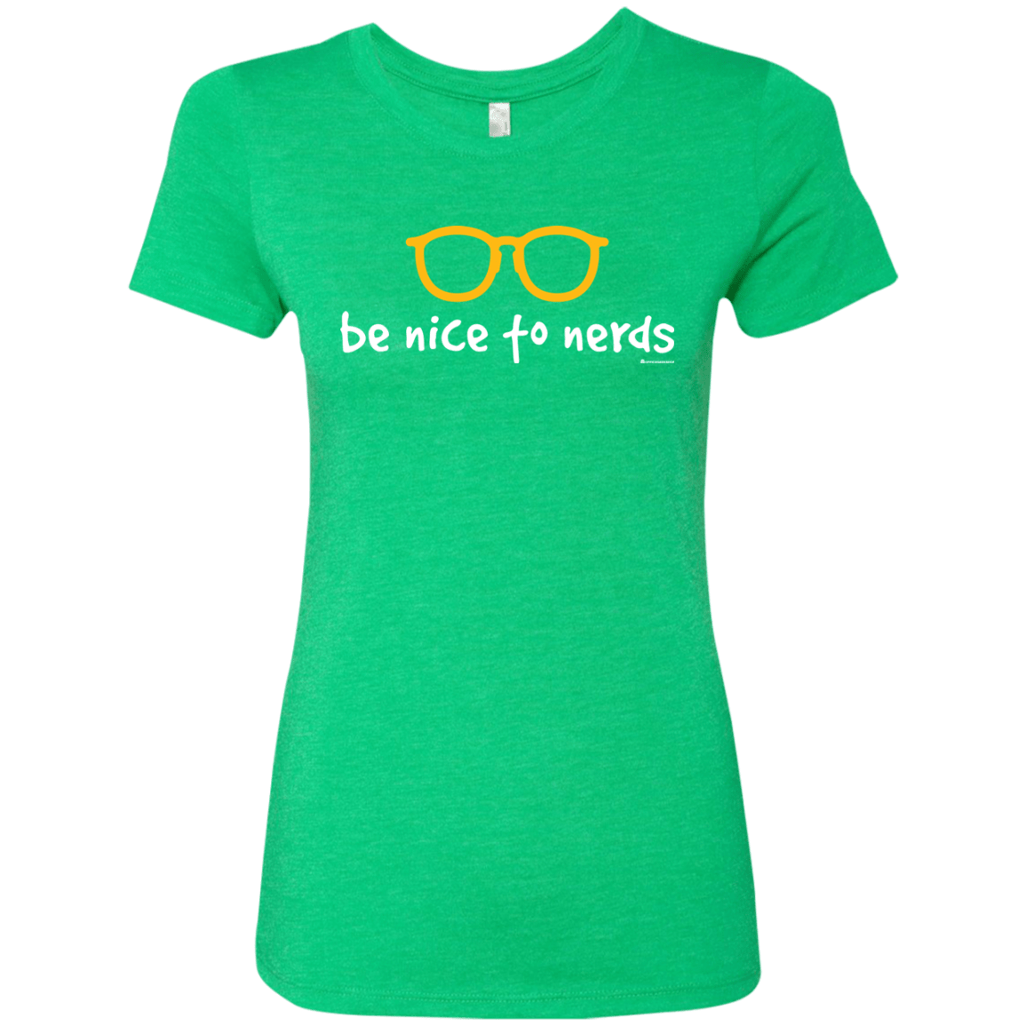 T-Shirts Envy / Small Be Nice To Nerds Women's Triblend T-Shirt