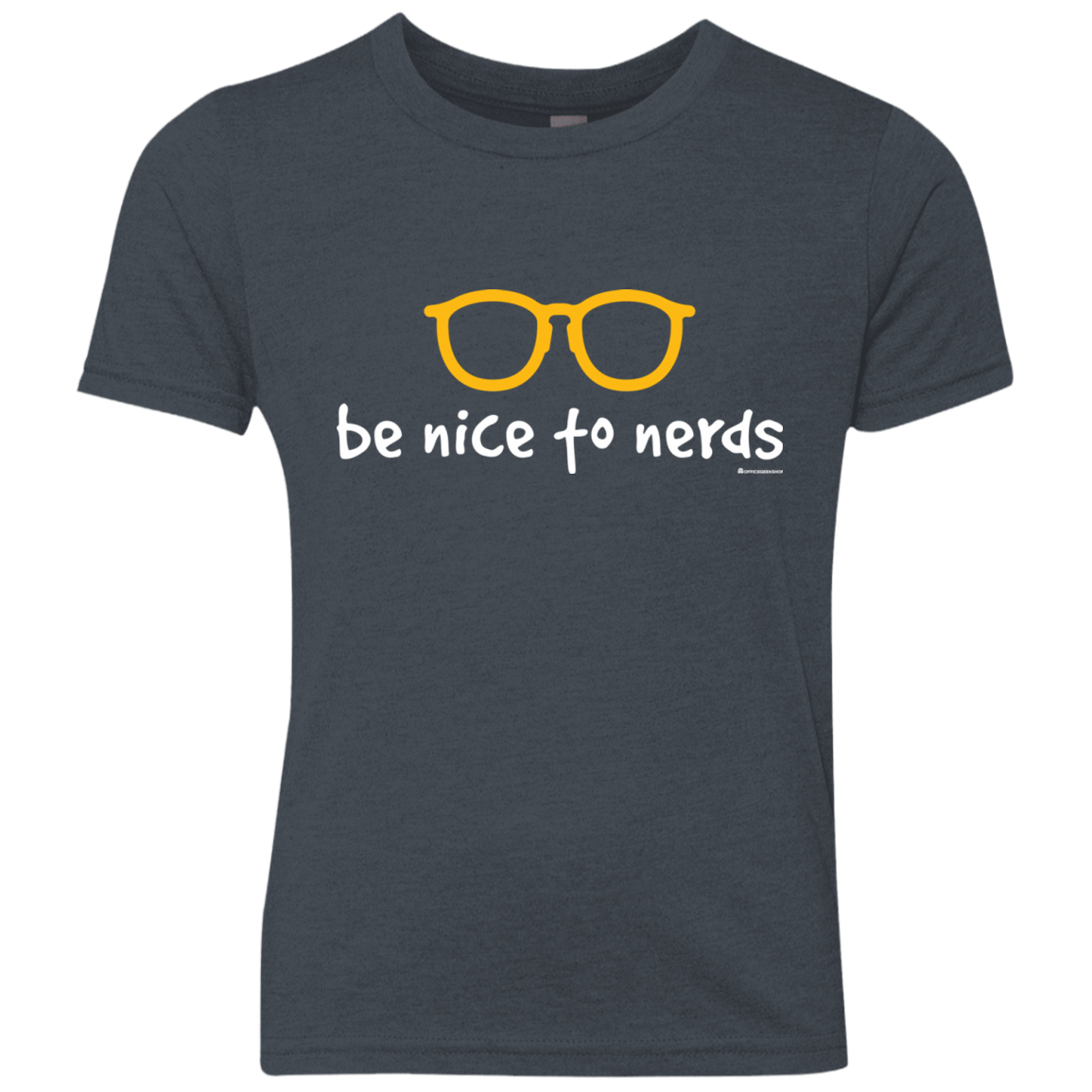 T-Shirts Vintage Navy / YXS Be Nice To Nerds Youth Triblend T-Shirt