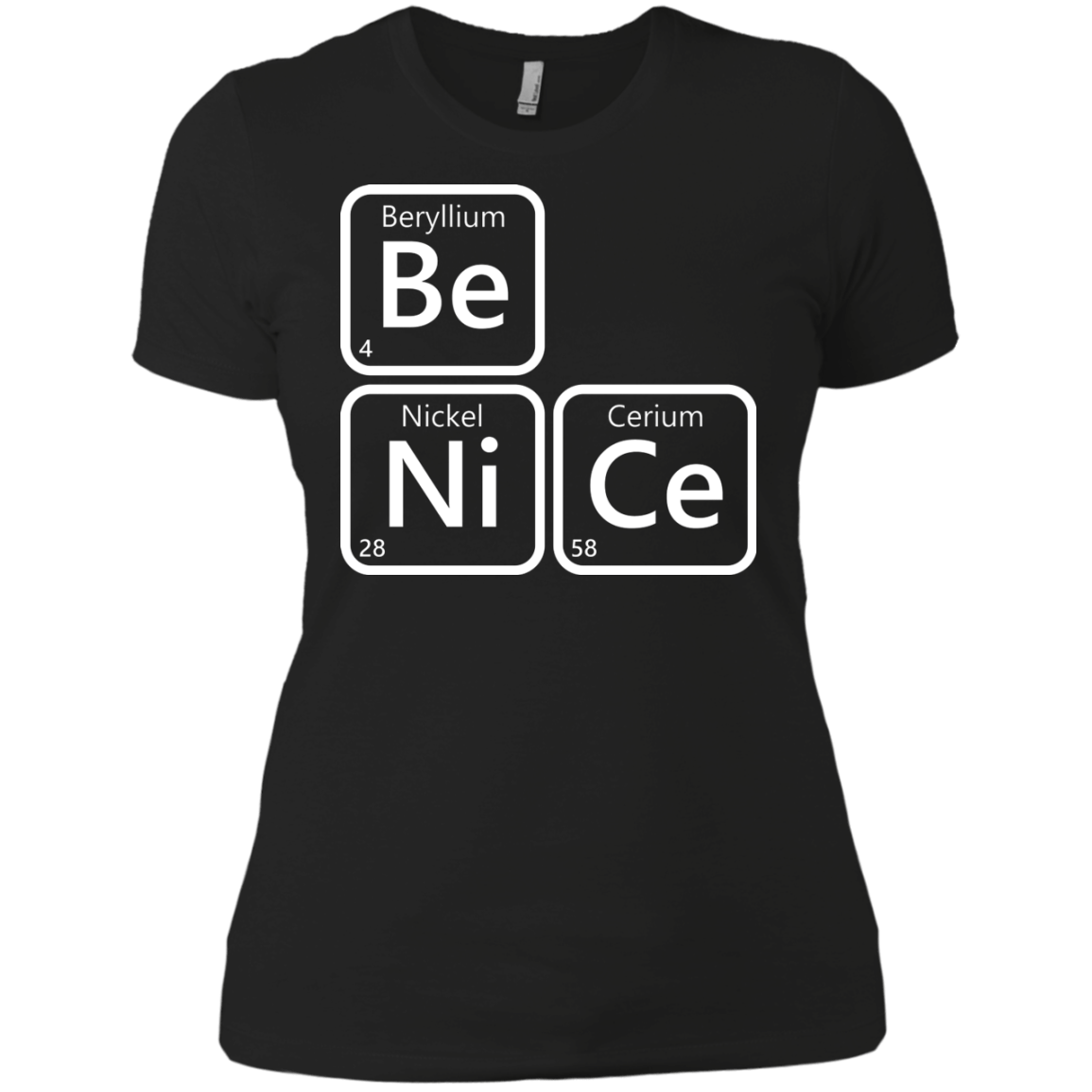 T-Shirts Black / X-Small Be Nice Women's Premium T-Shirt