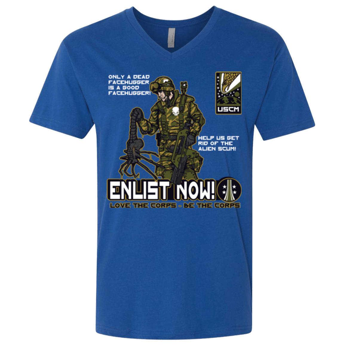 T-Shirts Royal / X-Small Be The Corps Men's Premium V-Neck