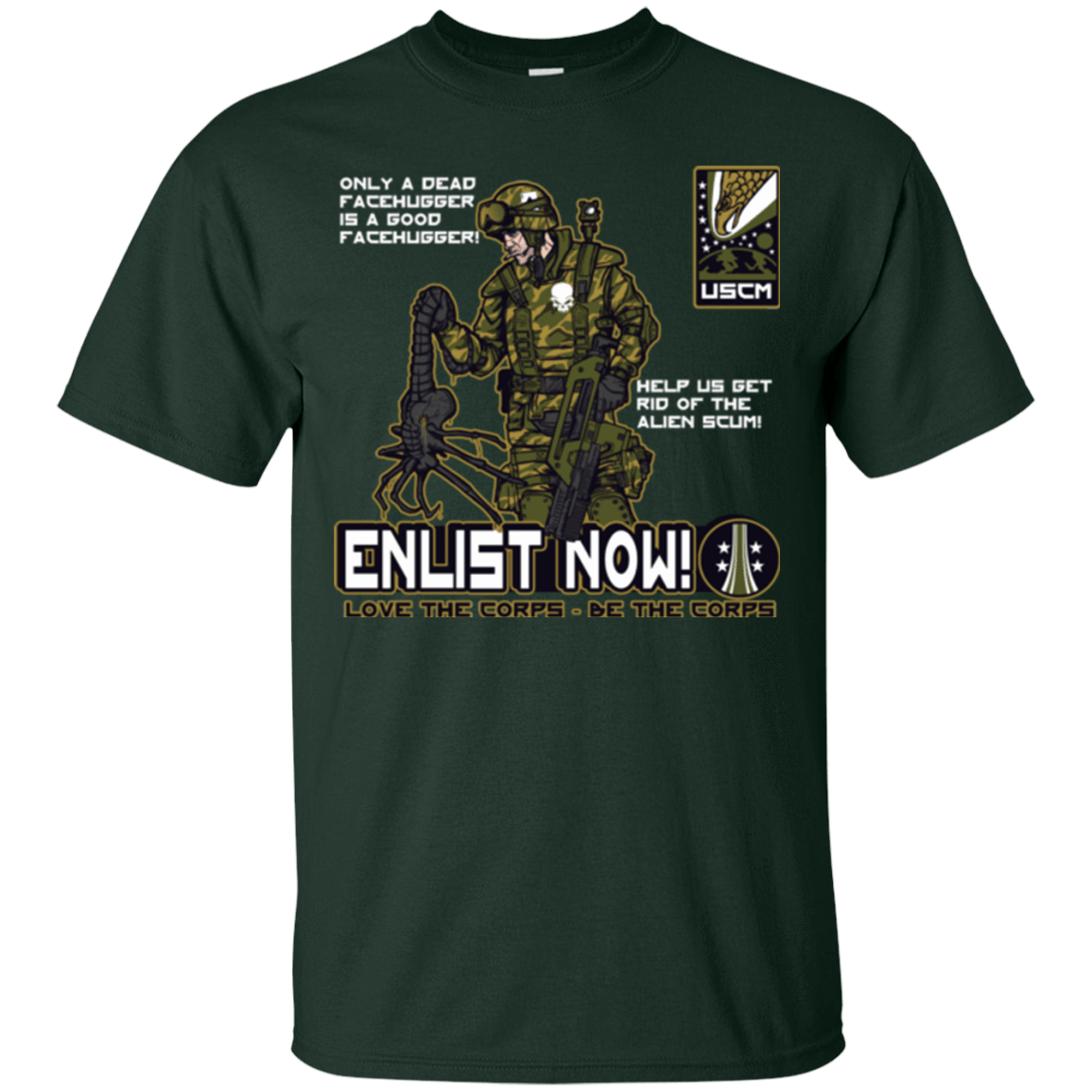 T-Shirts Forest / Small Be The Corps T-Shirt