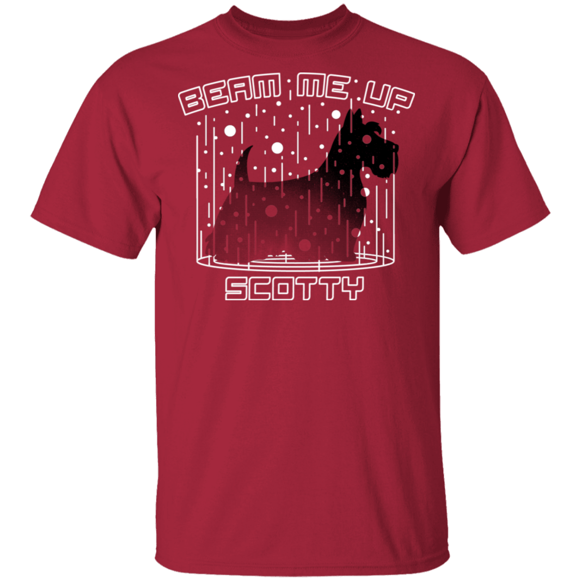 T-Shirts Cardinal / S Beam Me Up Scotty T-Shirt