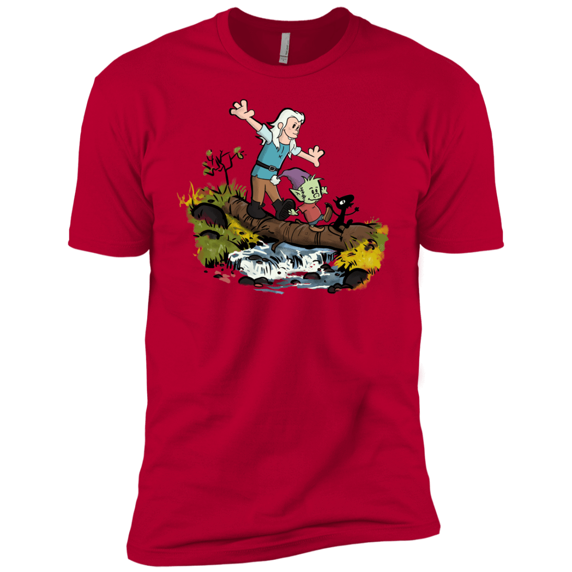 T-Shirts Red / YXS Bean and Elfo Boys Premium T-Shirt