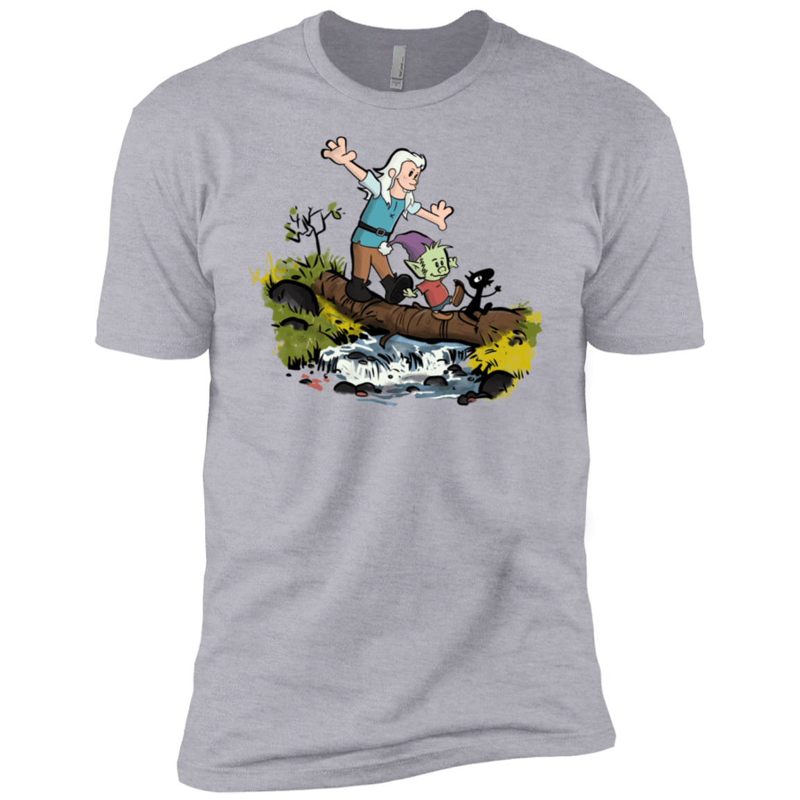 T-Shirts Heather Grey / X-Small Bean and Elfo Men's Premium T-Shirt