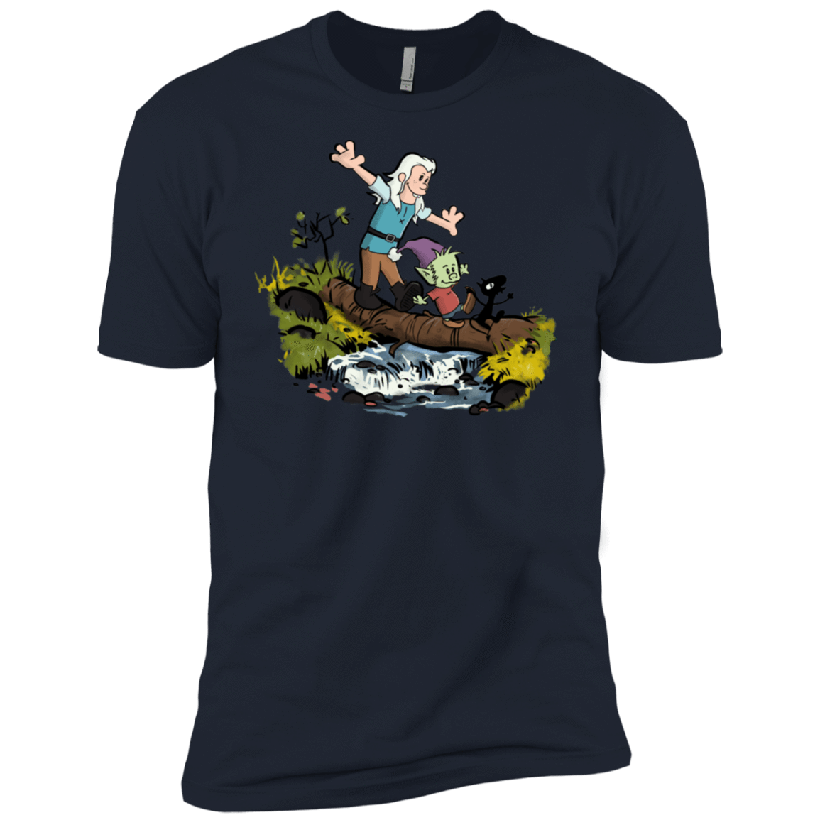 T-Shirts Midnight Navy / X-Small Bean and Elfo Men's Premium T-Shirt