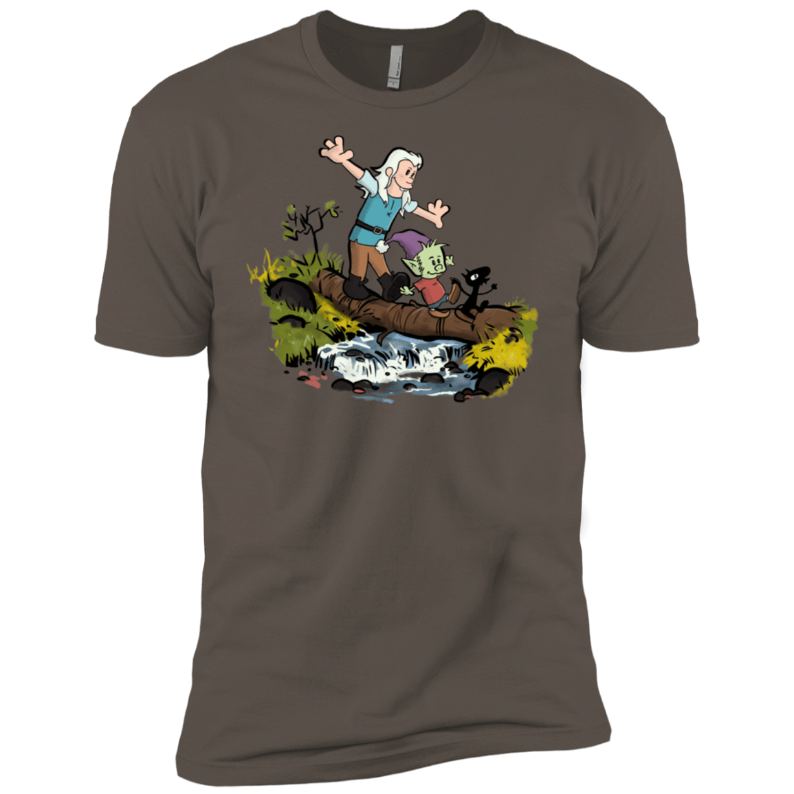 T-Shirts Warm Grey / X-Small Bean and Elfo Men's Premium T-Shirt