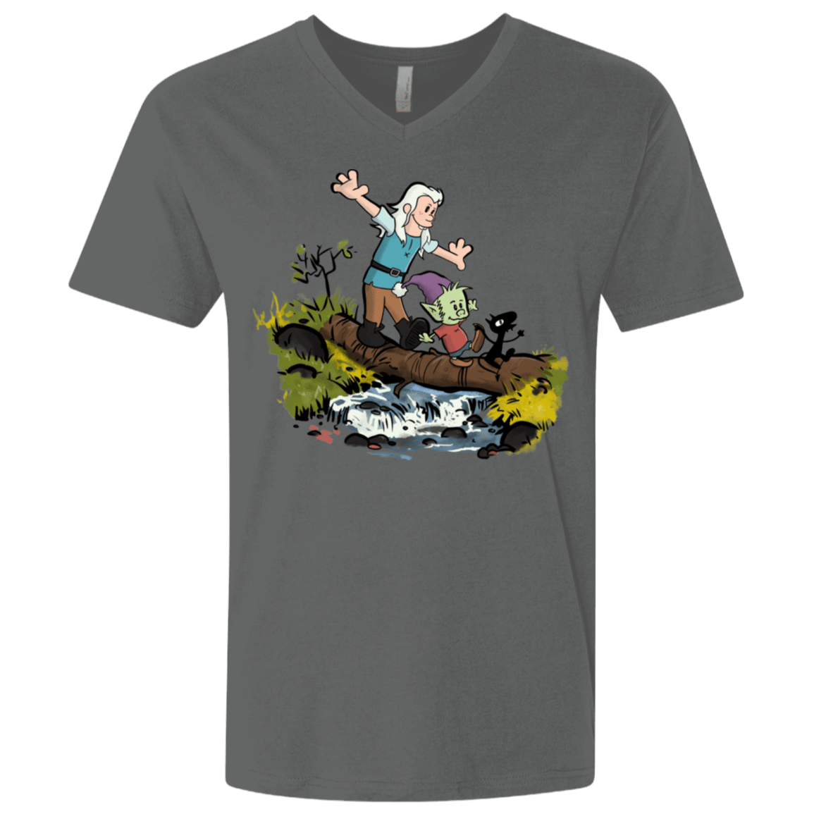 T-Shirts Heavy Metal / X-Small Bean and Elfo Men's Premium V-Neck