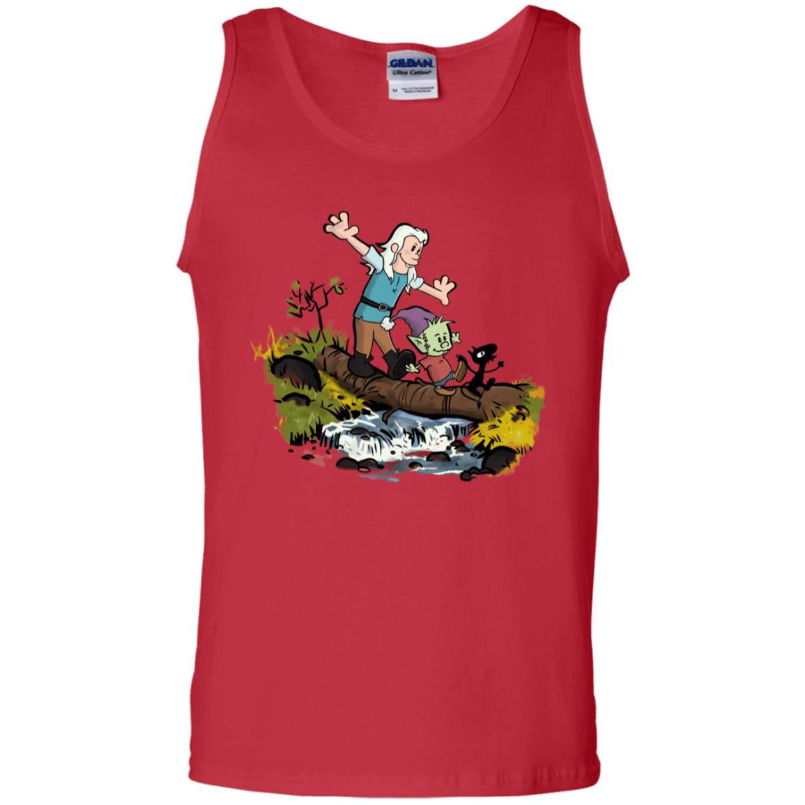 T-Shirts Red / S Bean and Elfo Men's Tank Top