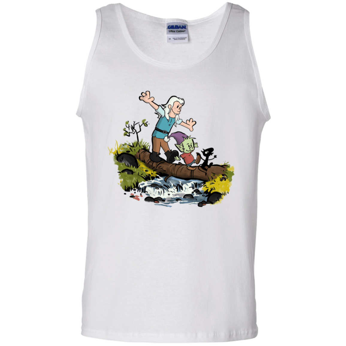 T-Shirts White / S Bean and Elfo Men's Tank Top