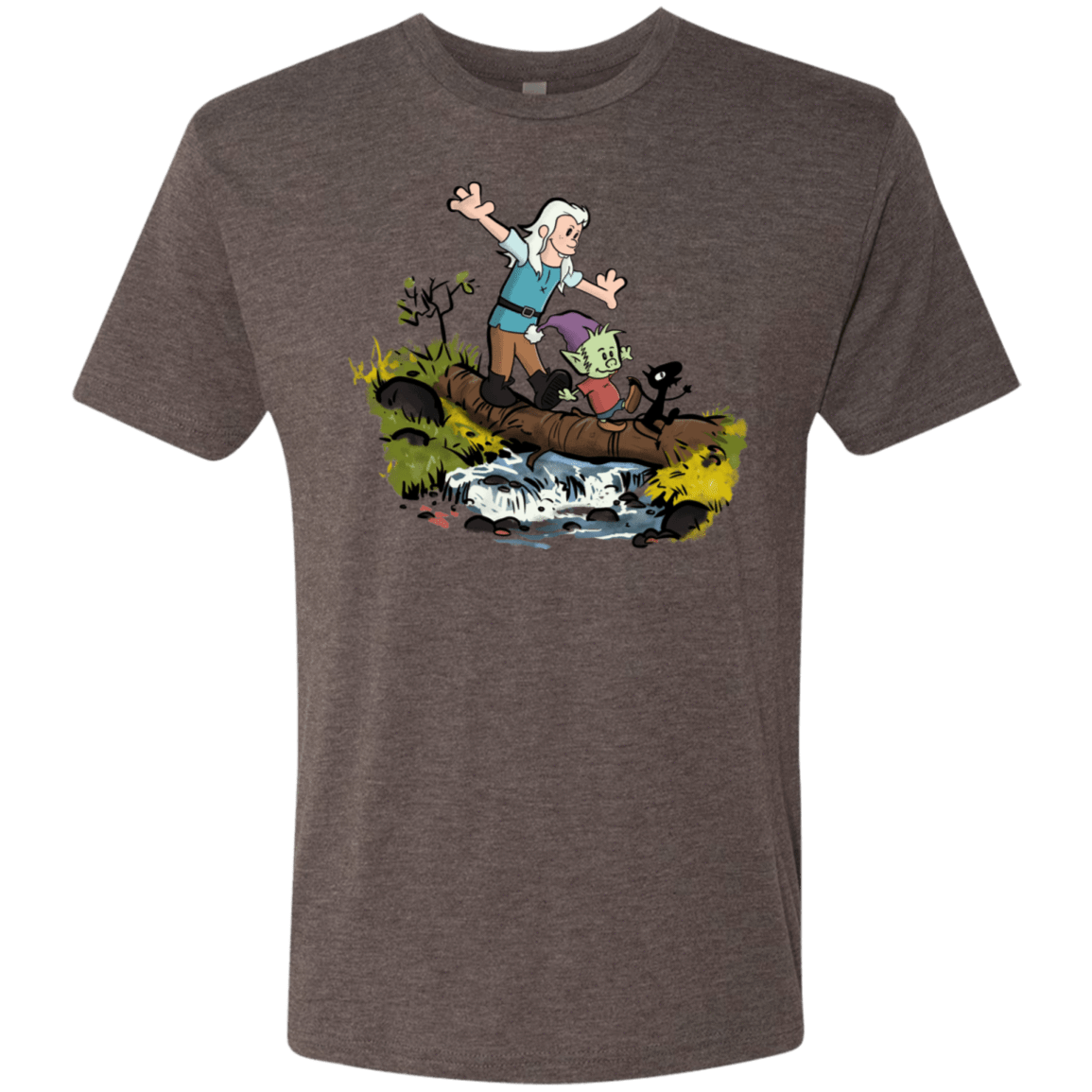 T-Shirts Macchiato / S Bean and Elfo Men's Triblend T-Shirt