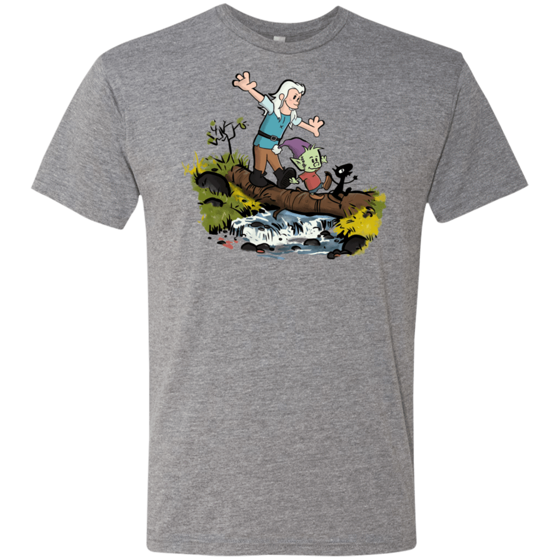 T-Shirts Premium Heather / S Bean and Elfo Men's Triblend T-Shirt