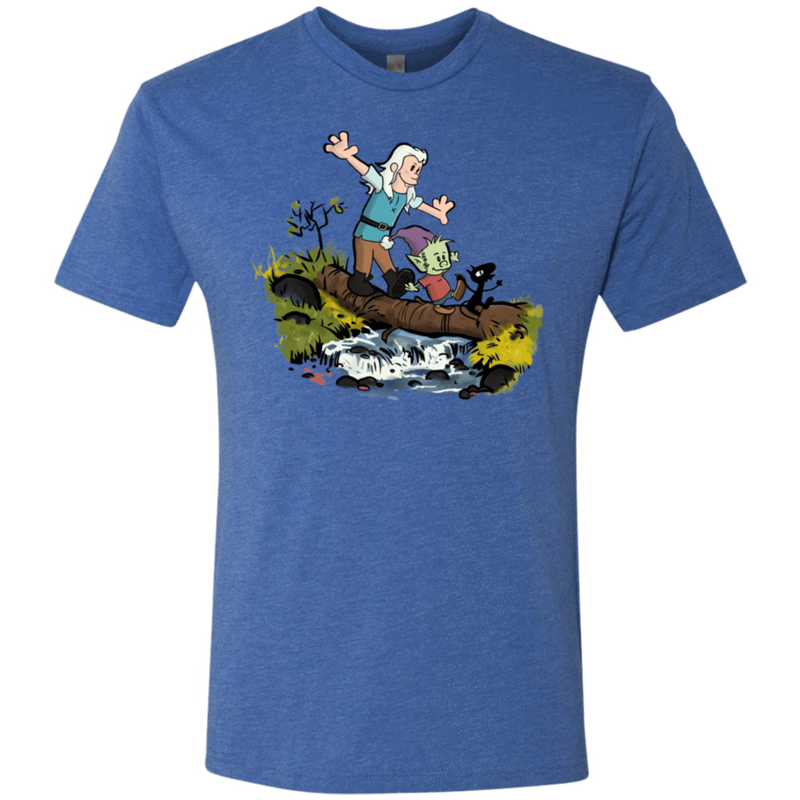 T-Shirts Vintage Royal / S Bean and Elfo Men's Triblend T-Shirt