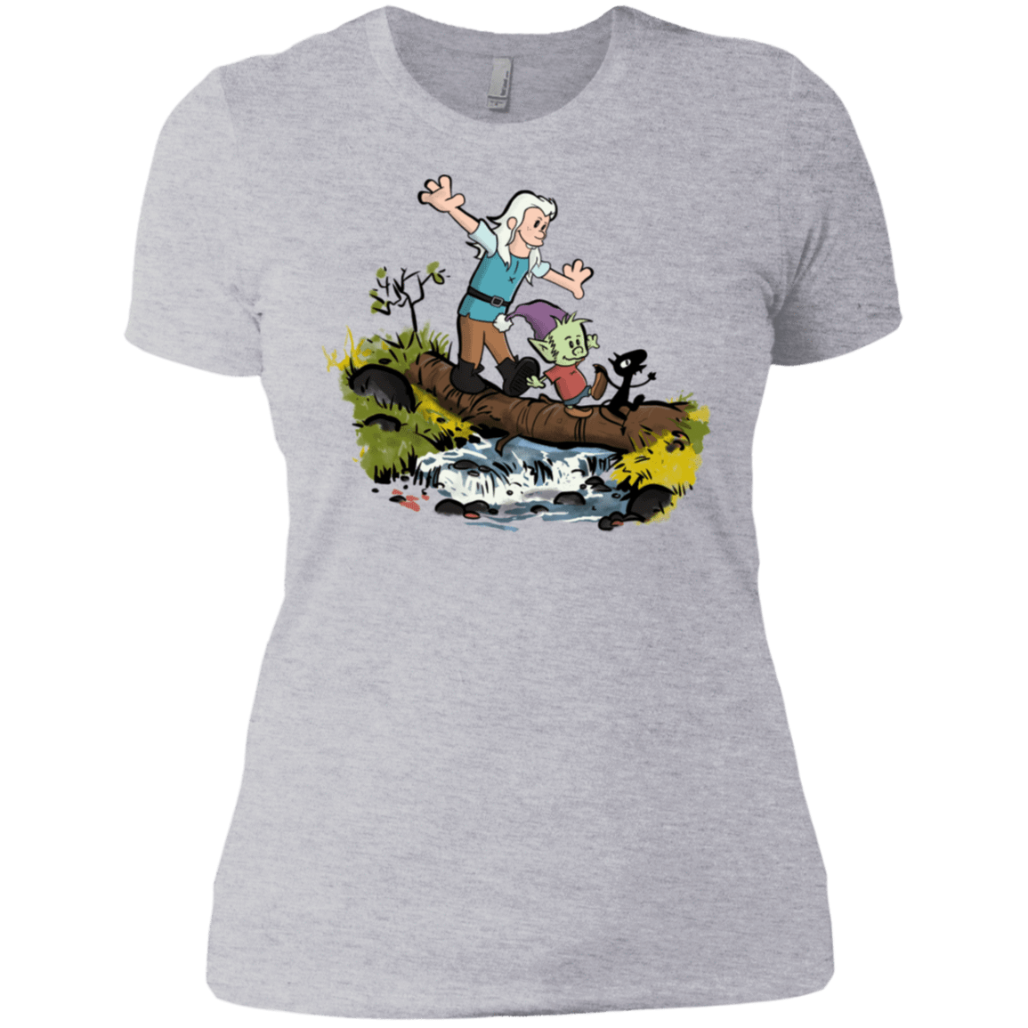 T-Shirts Heather Grey / X-Small Bean and Elfo Women's Premium T-Shirt