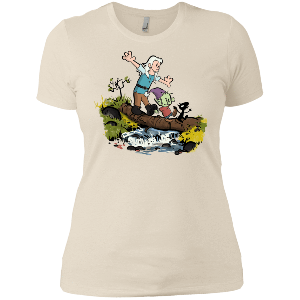T-Shirts Ivory/ / X-Small Bean and Elfo Women's Premium T-Shirt
