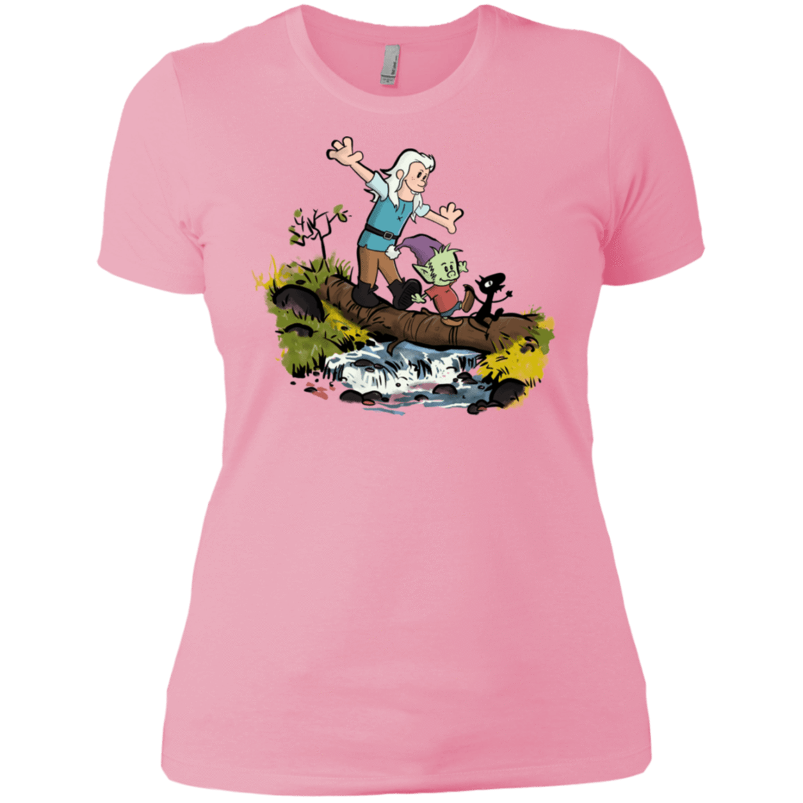 T-Shirts Light Pink / X-Small Bean and Elfo Women's Premium T-Shirt