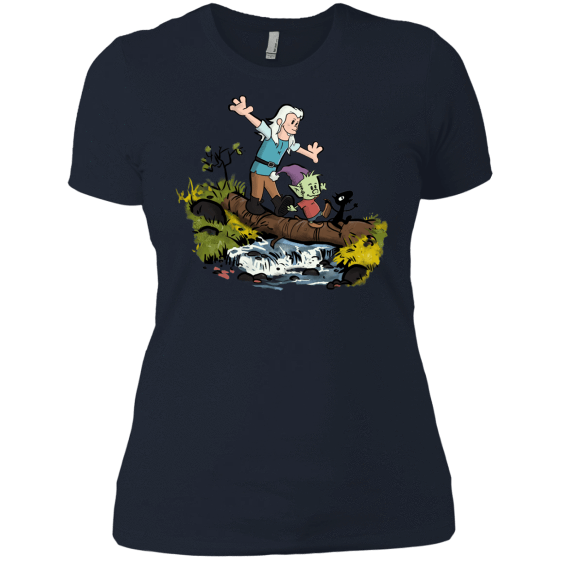 T-Shirts Midnight Navy / X-Small Bean and Elfo Women's Premium T-Shirt