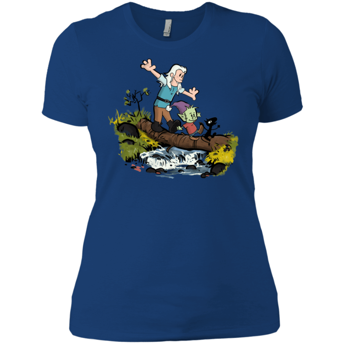 T-Shirts Royal / X-Small Bean and Elfo Women's Premium T-Shirt