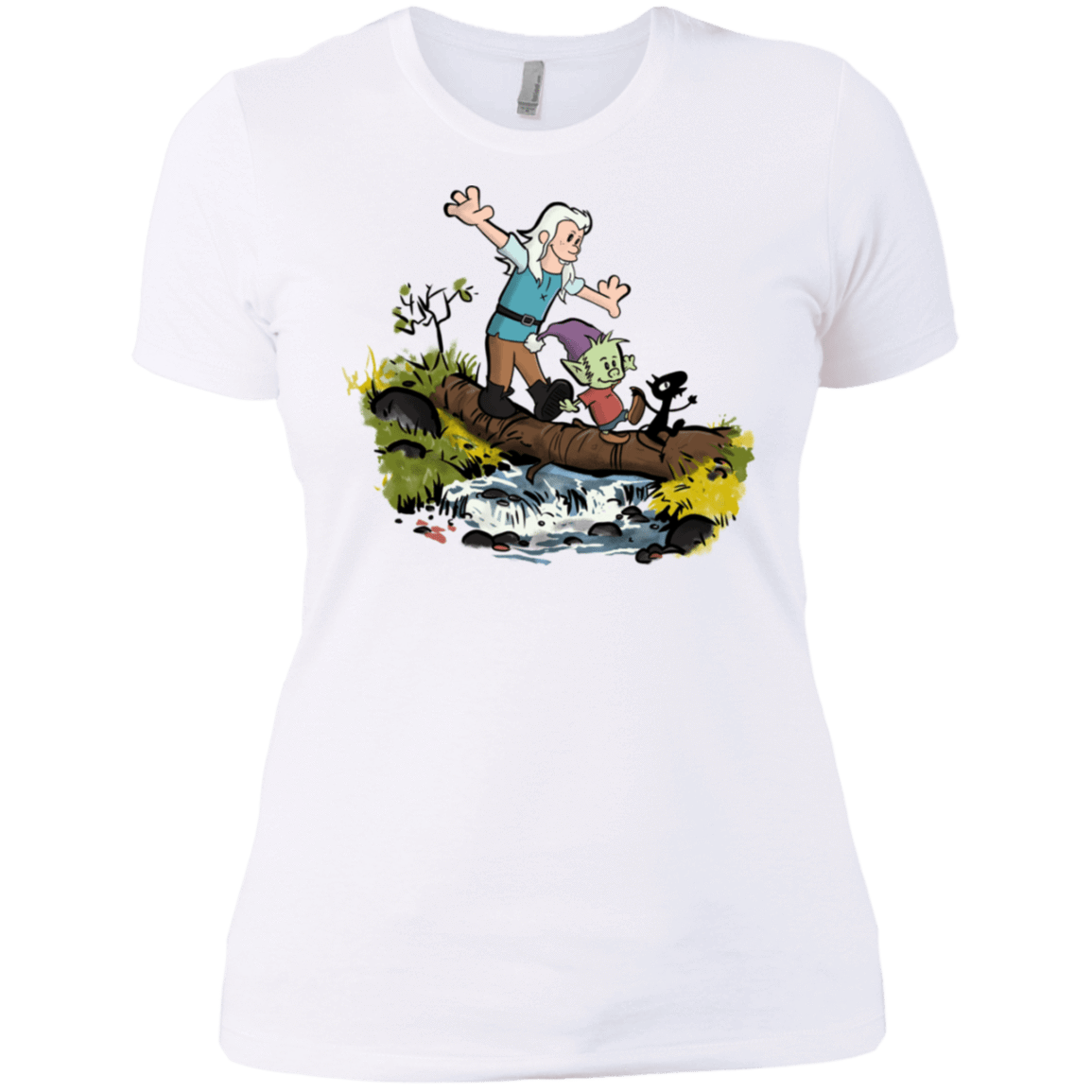 T-Shirts White / X-Small Bean and Elfo Women's Premium T-Shirt