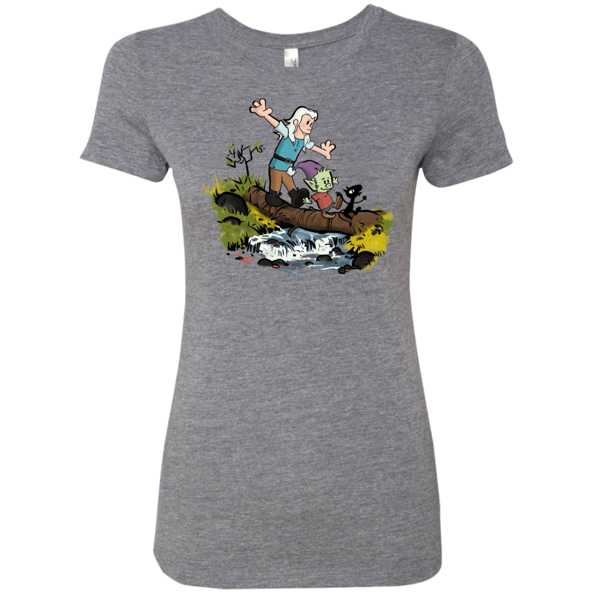 T-Shirts Premium Heather / S Bean and Elfo Women's Triblend T-Shirt