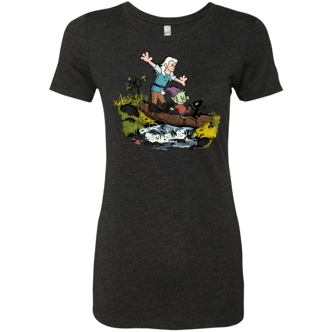 T-Shirts Vintage Black / S Bean and Elfo Women's Triblend T-Shirt
