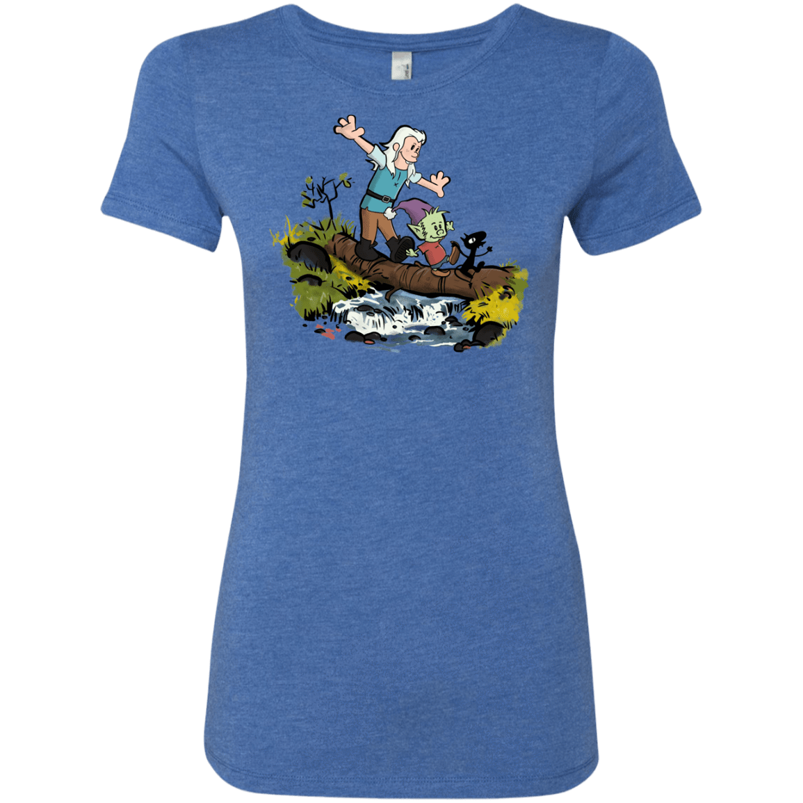 T-Shirts Vintage Royal / S Bean and Elfo Women's Triblend T-Shirt