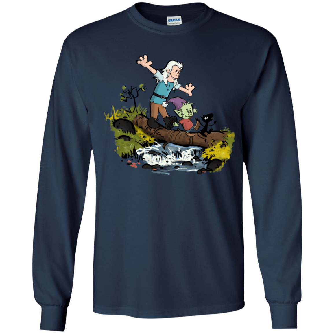 T-Shirts Navy / YS Bean and Elfo Youth Long Sleeve T-Shirt
