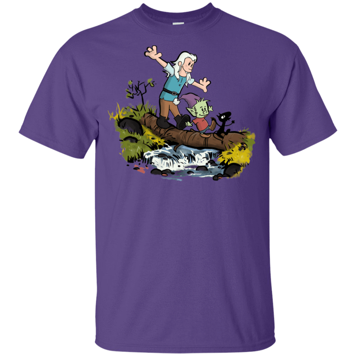 T-Shirts Purple / YXS Bean and Elfo Youth T-Shirt