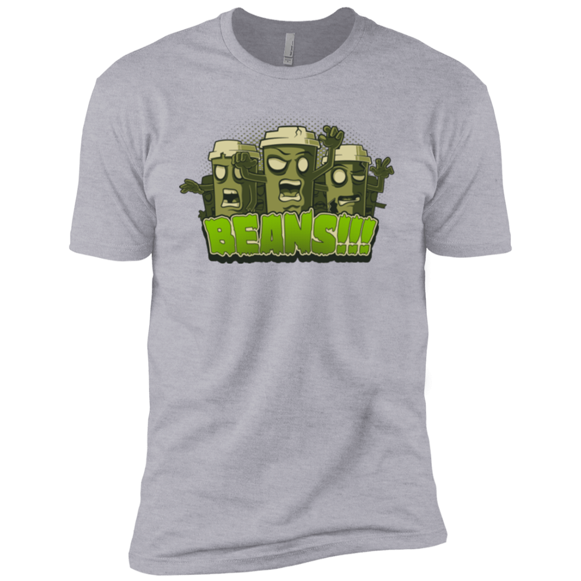 T-Shirts Heather Grey / YXS Beans Boys Premium T-Shirt