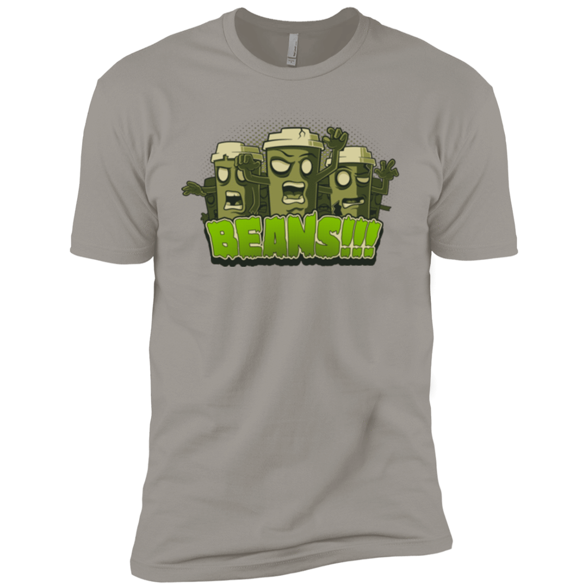T-Shirts Light Grey / YXS Beans Boys Premium T-Shirt