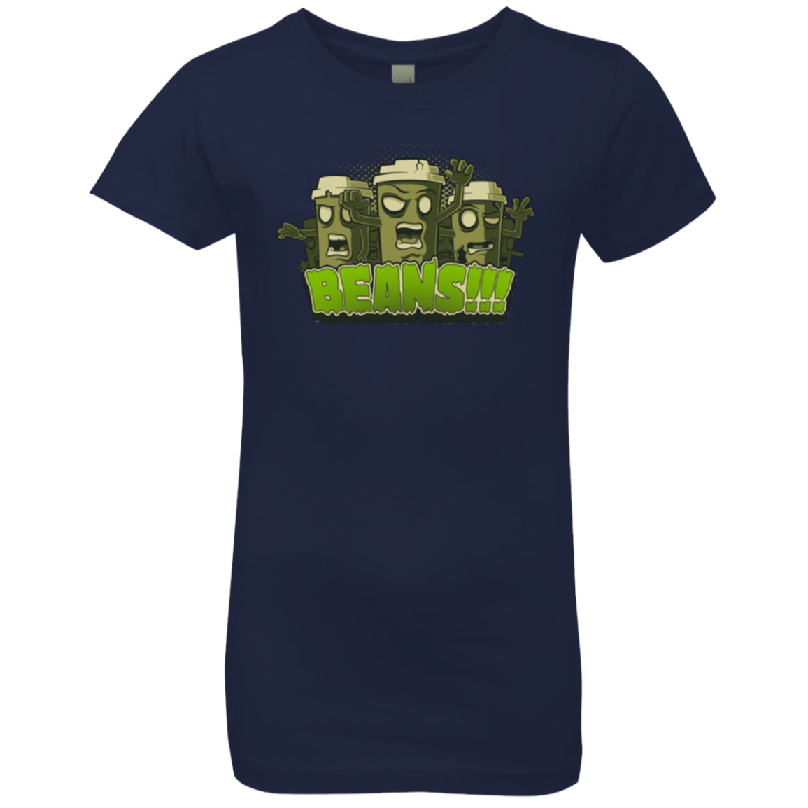 T-Shirts Midnight Navy / YXS Beans Girls Premium T-Shirt