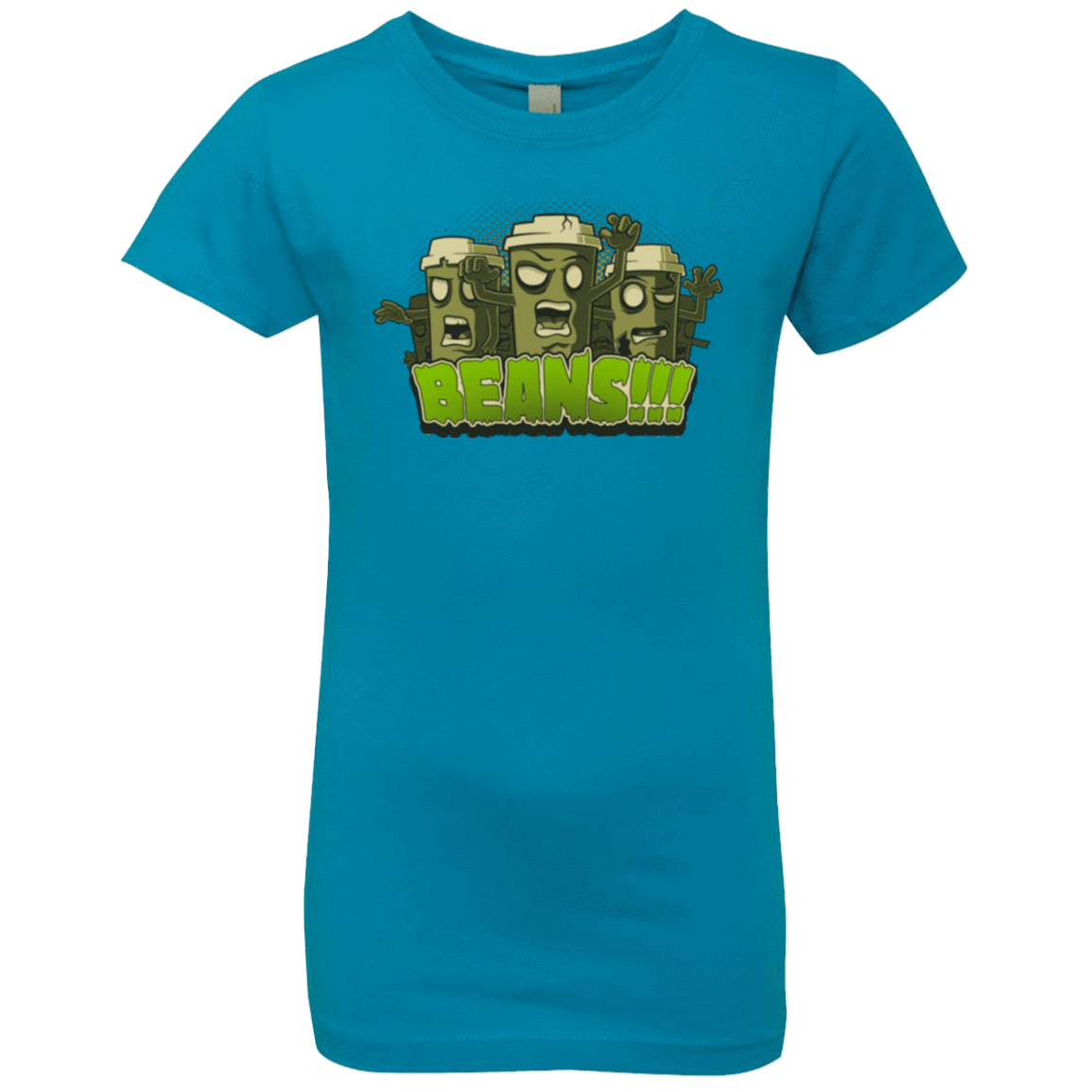T-Shirts Turquoise / YXS Beans Girls Premium T-Shirt