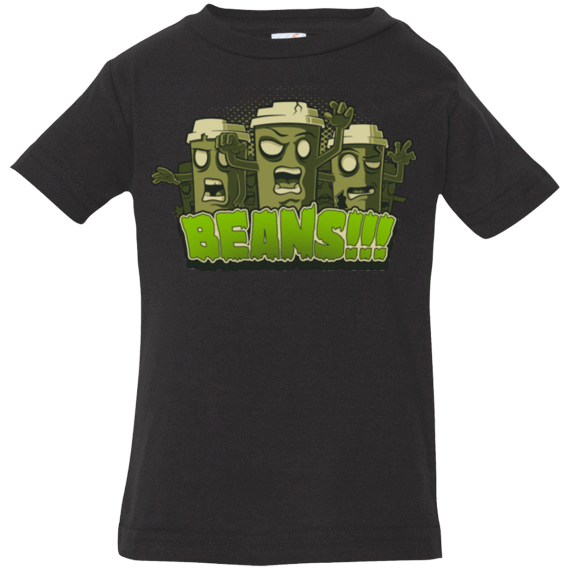 T-Shirts Black / 6 Months Beans Infant PremiumT-Shirt
