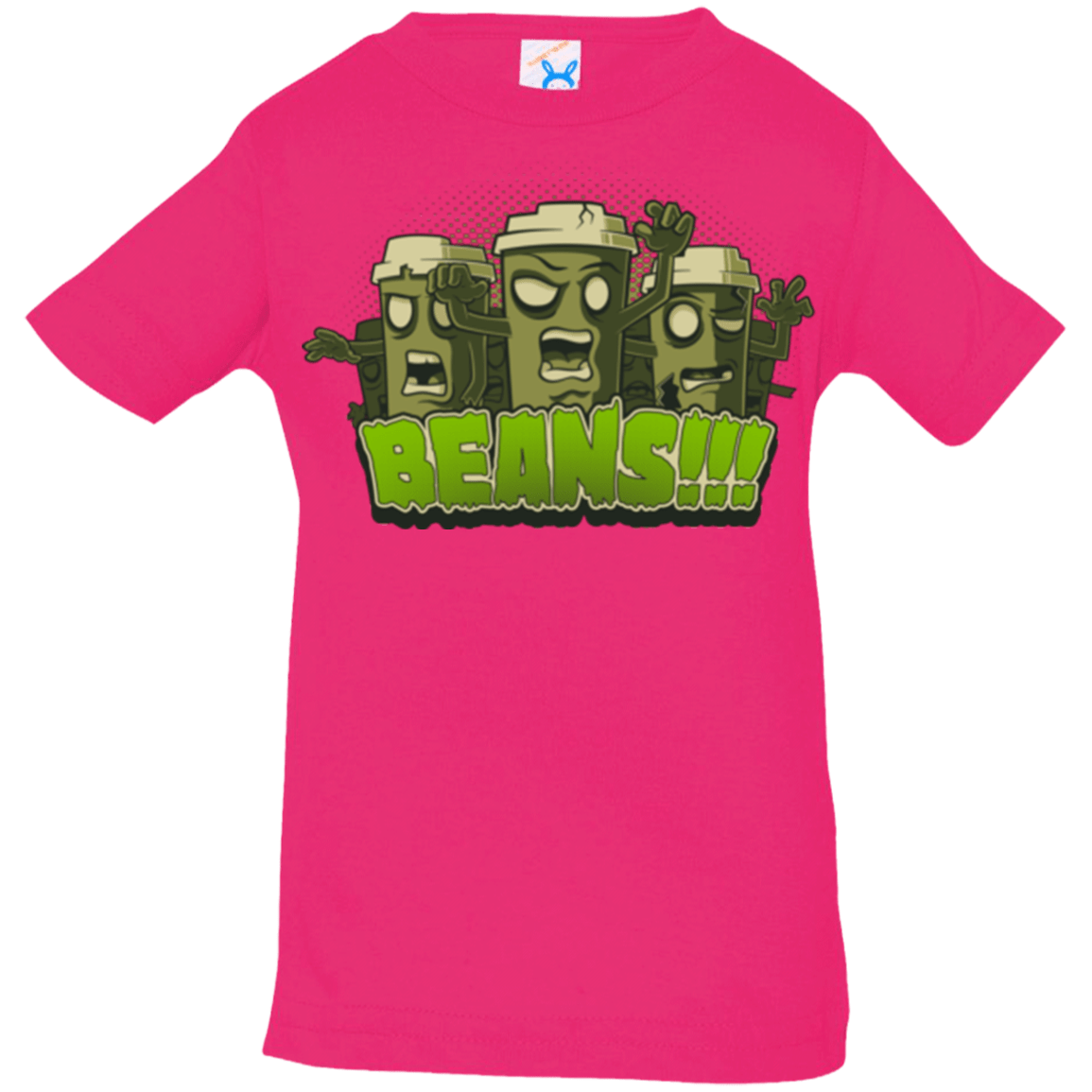 T-Shirts Hot Pink / 6 Months Beans Infant PremiumT-Shirt