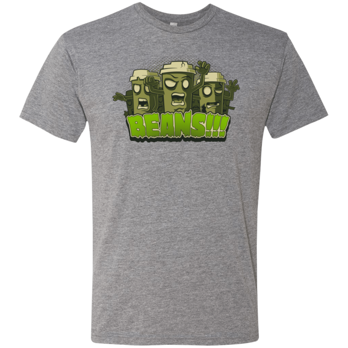 T-Shirts Premium Heather / Small Beans Men's Triblend T-Shirt