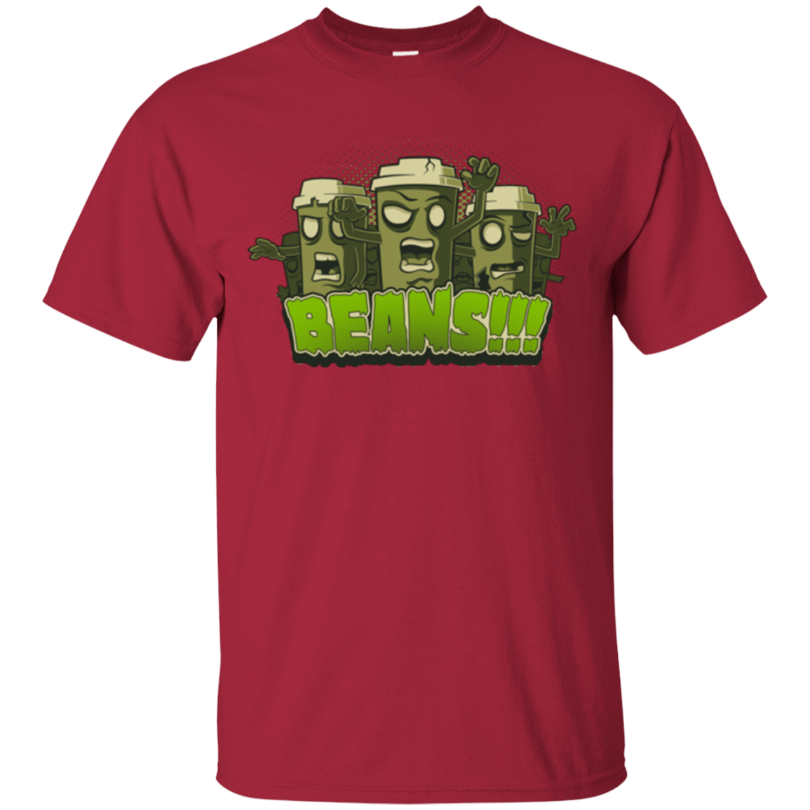 T-Shirts Cardinal / Small Beans T-Shirt