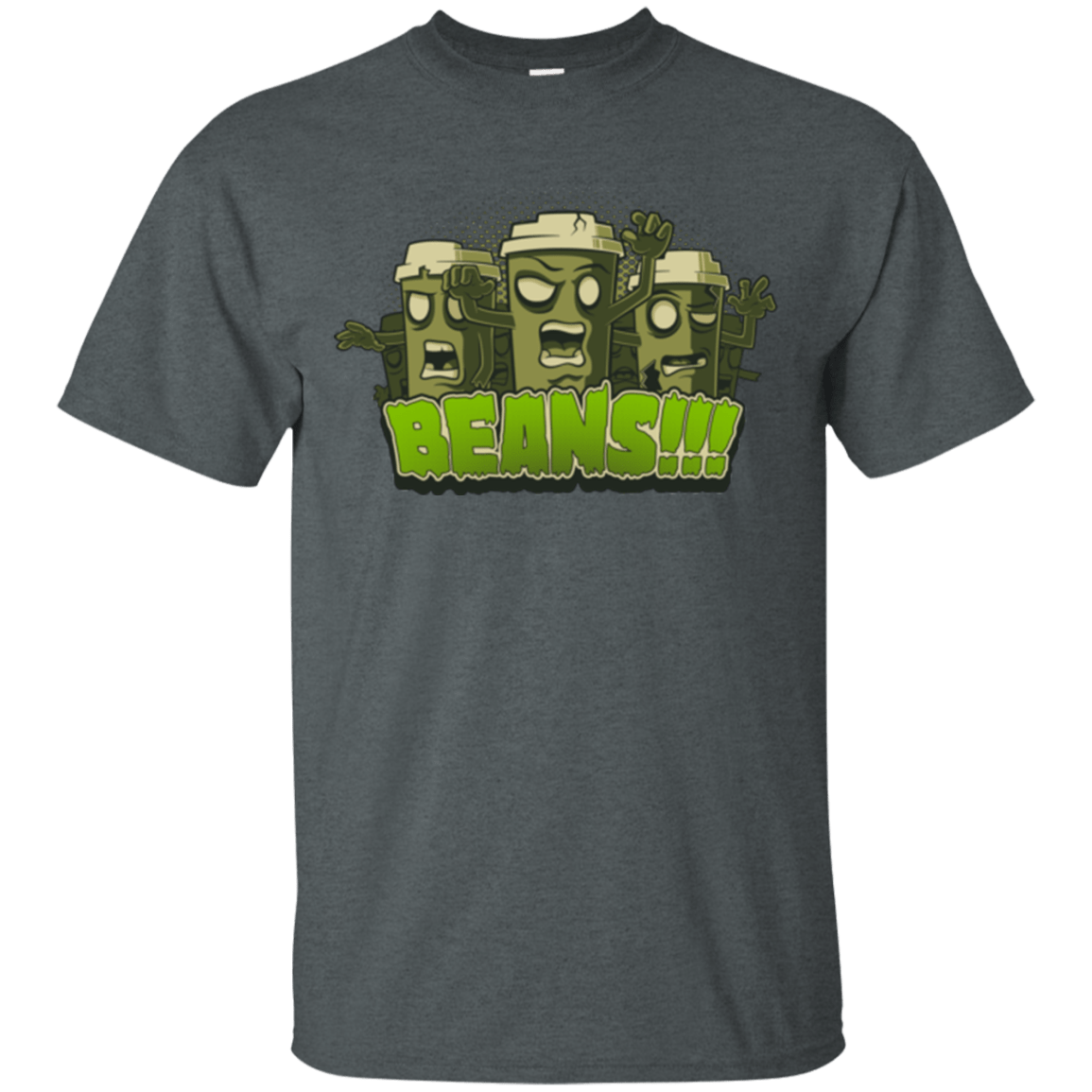 T-Shirts Dark Heather / Small Beans T-Shirt