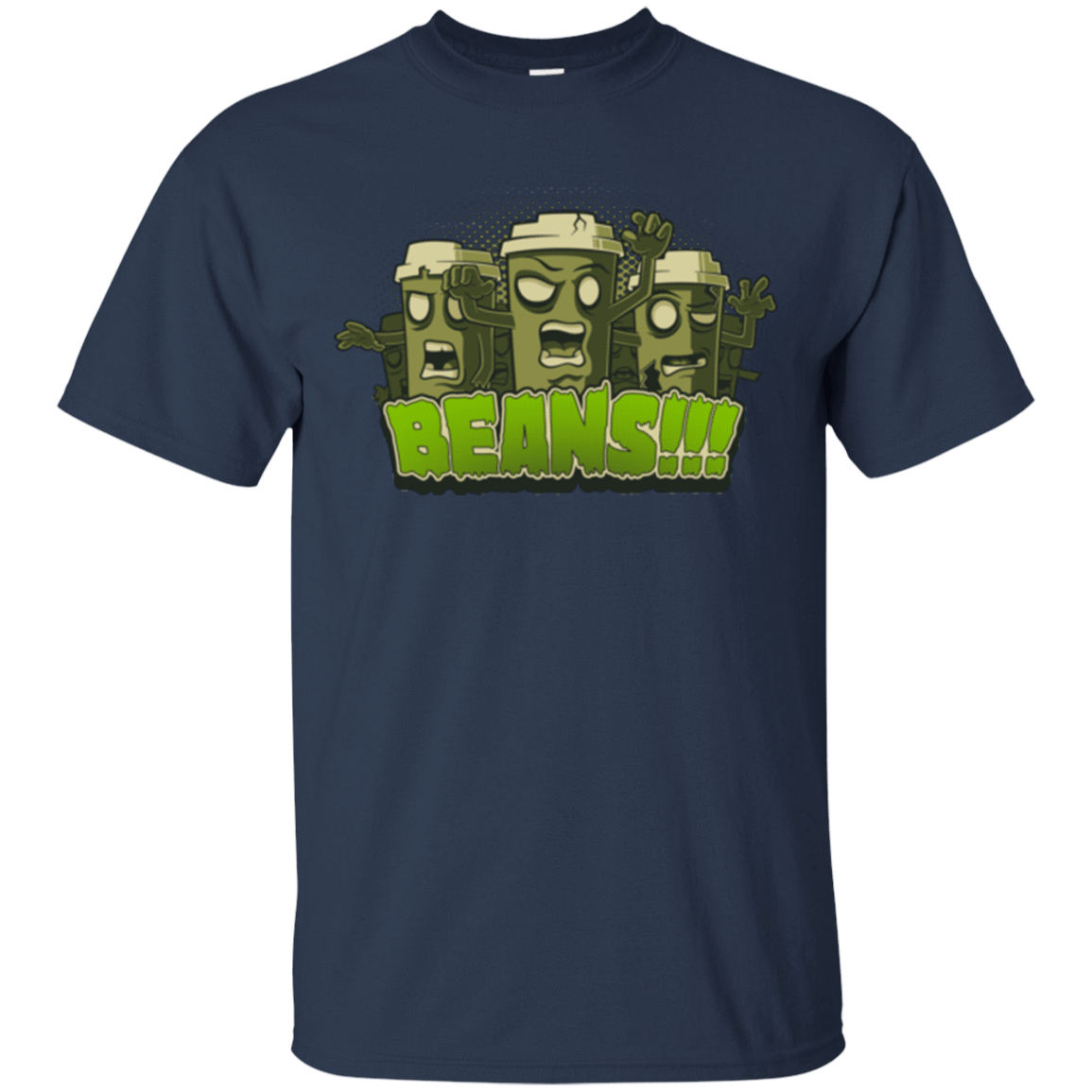 T-Shirts Navy / Small Beans T-Shirt