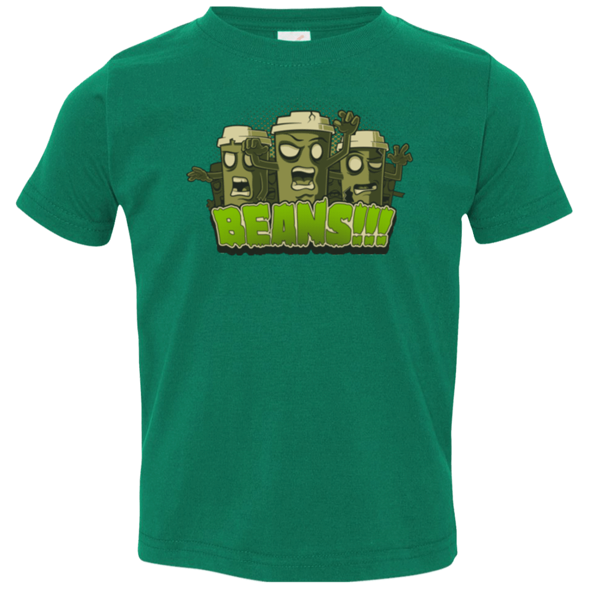 T-Shirts Kelly / 2T Beans Toddler Premium T-Shirt