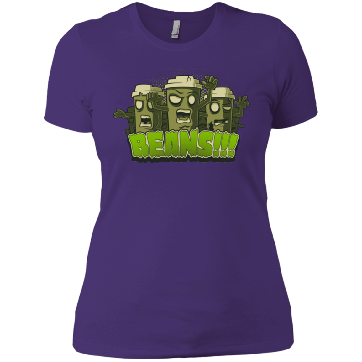 T-Shirts Purple / X-Small Beans Women's Premium T-Shirt