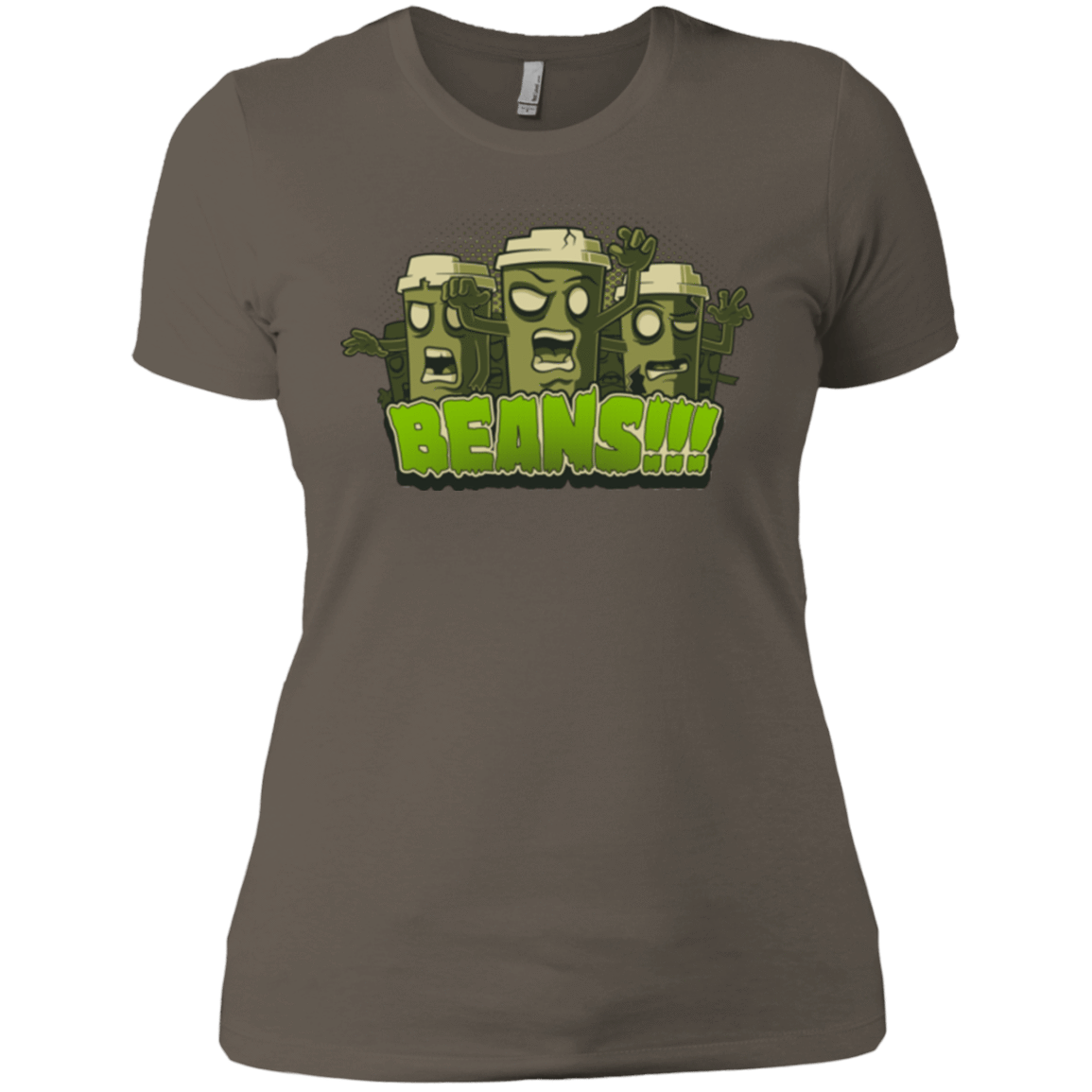 T-Shirts Warm Grey / X-Small Beans Women's Premium T-Shirt