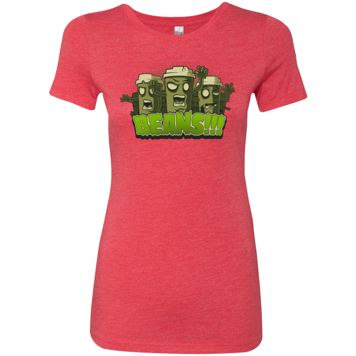 T-Shirts Vintage Red / Small Beans Women's Triblend T-Shirt