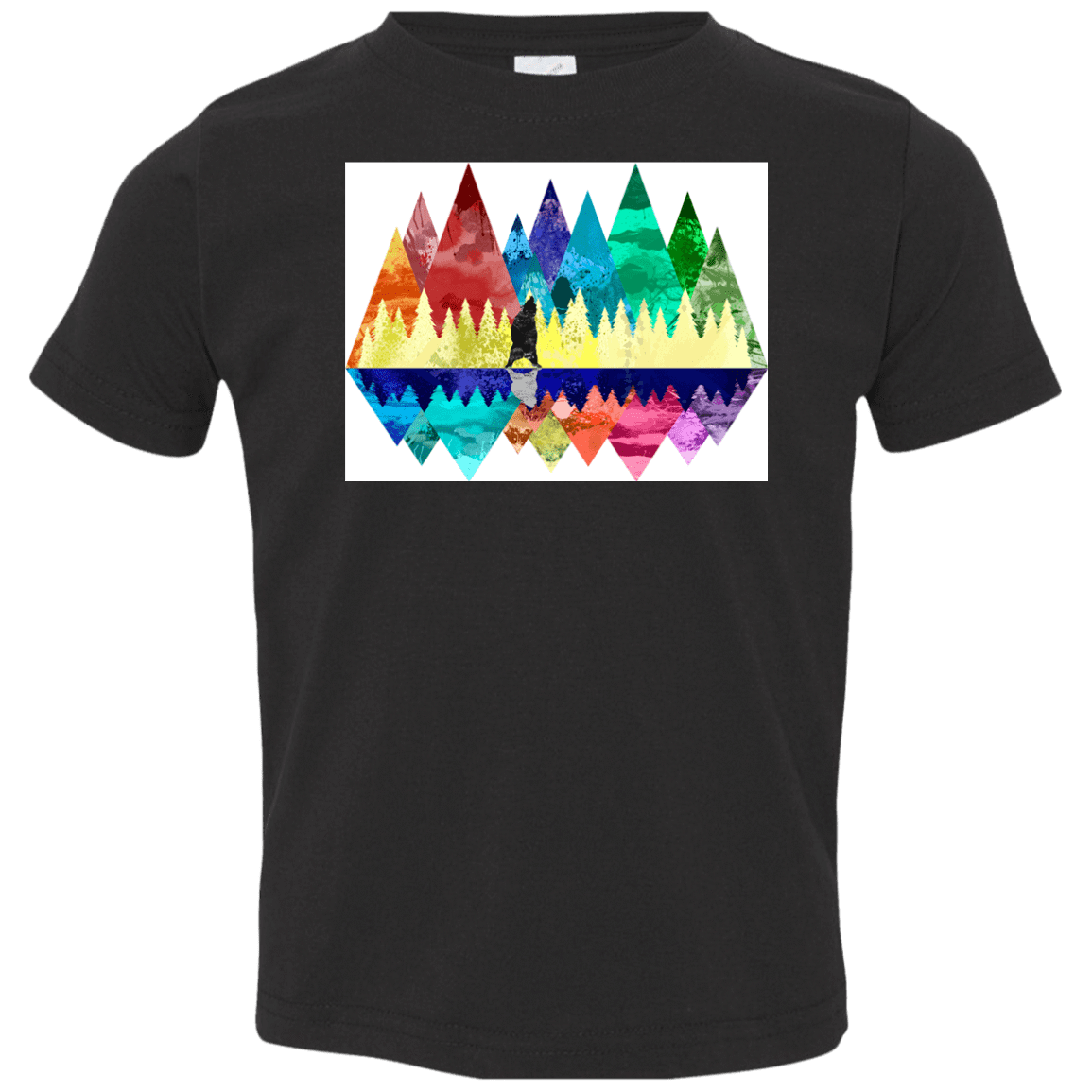 T-Shirts Black / 2T Bear Color Forest Toddler Premium T-Shirt