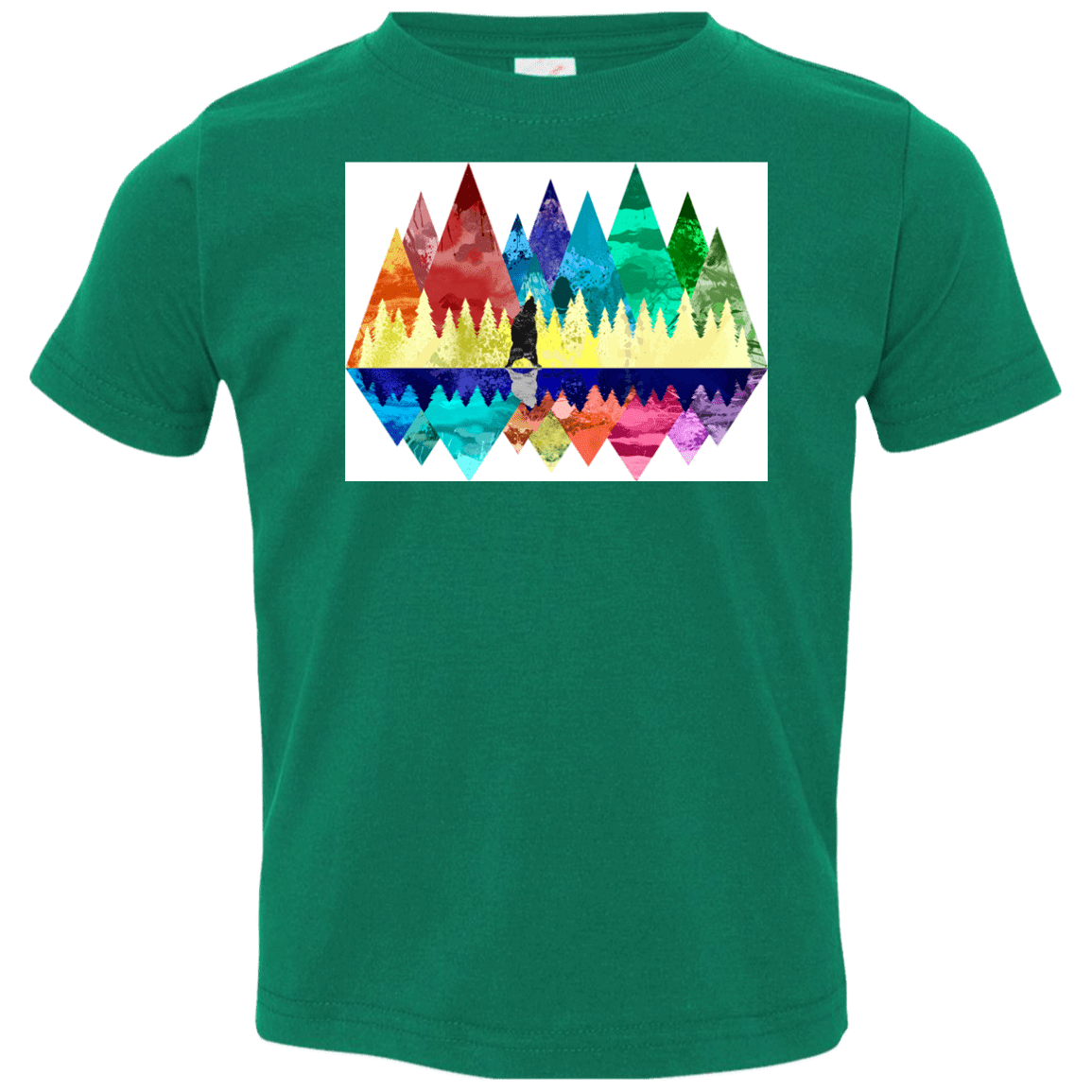 T-Shirts Kelly / 2T Bear Color Forest Toddler Premium T-Shirt