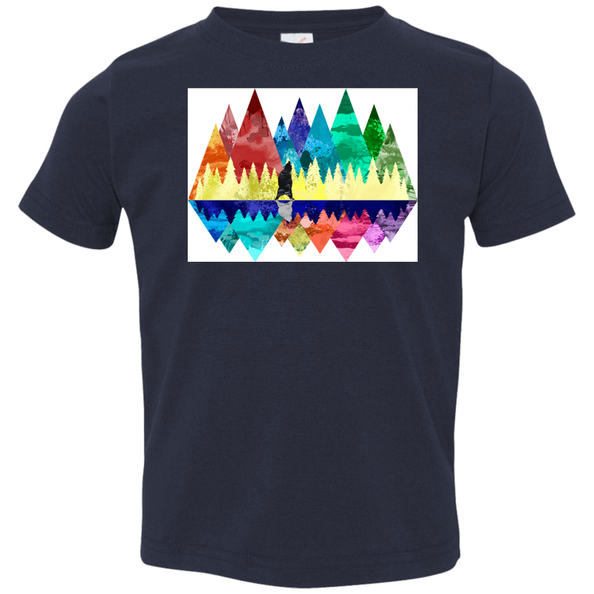 T-Shirts Navy / 2T Bear Color Forest Toddler Premium T-Shirt