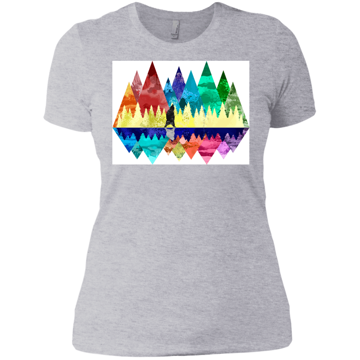 T-Shirts Heather Grey / X-Small Bear Color Forest Women's Premium T-Shirt