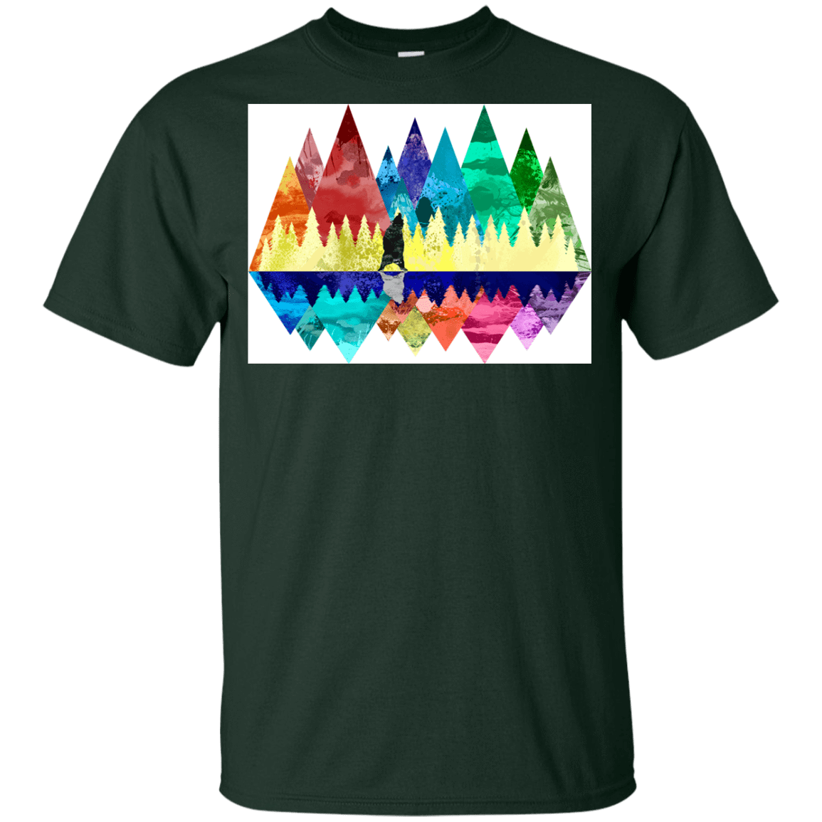 T-Shirts Forest / YXS Bear Color Forest Youth T-Shirt