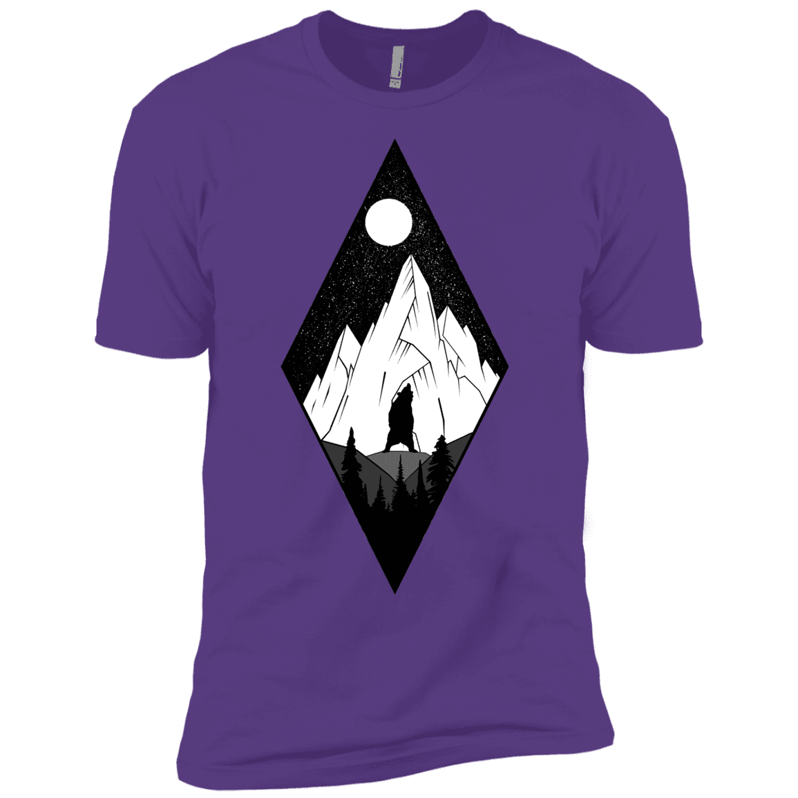 T-Shirts Purple Rush / YXS Bear Diamond Boys Premium T-Shirt