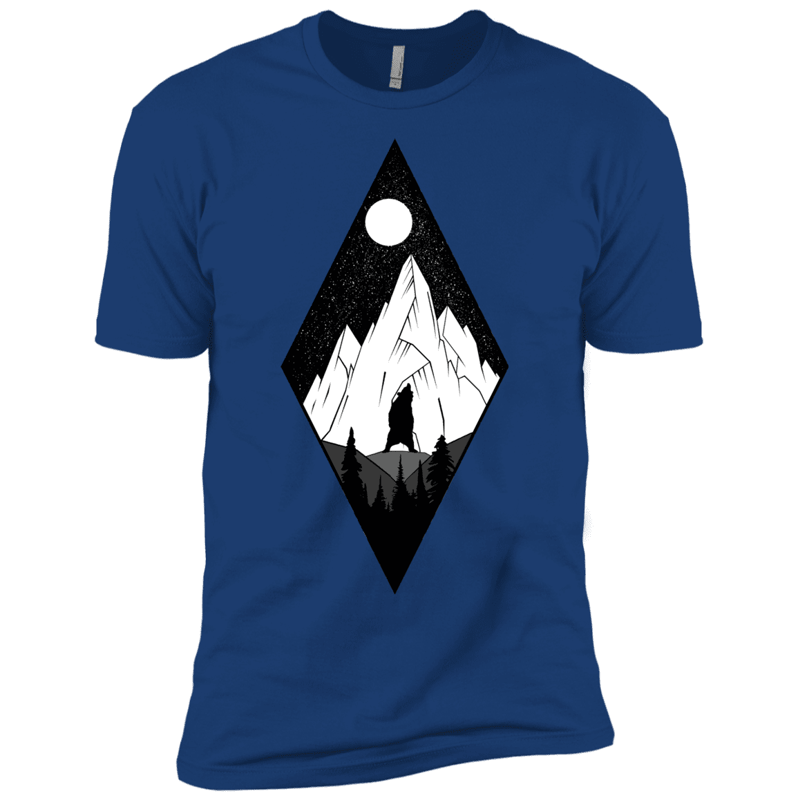 T-Shirts Royal / YXS Bear Diamond Boys Premium T-Shirt