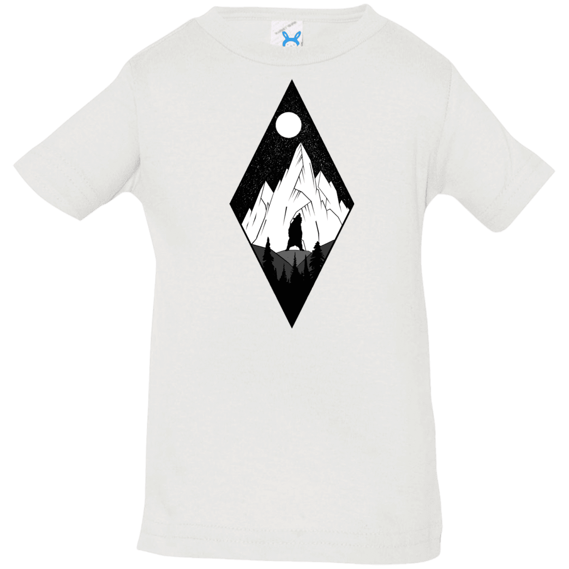 T-Shirts White / 6 Months Bear Diamond Infant Premium T-Shirt