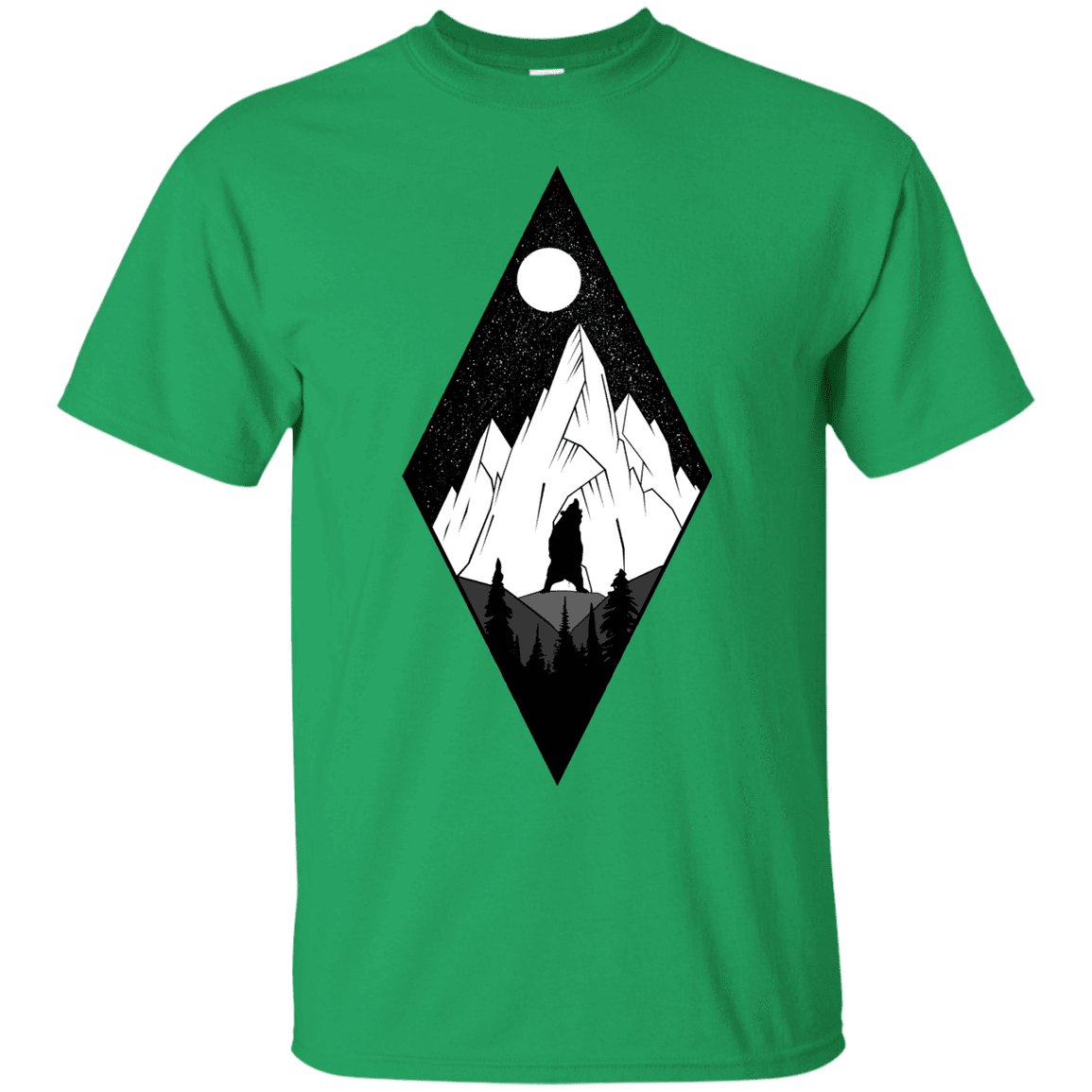 T-Shirts Irish Green / S Bear Diamond T-Shirt